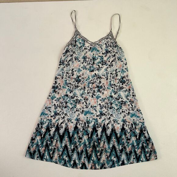 Aeropostale Floral Print Slip Dress Women’s XS Spaghetti Strap Summer Boho - Picture 2 of 4